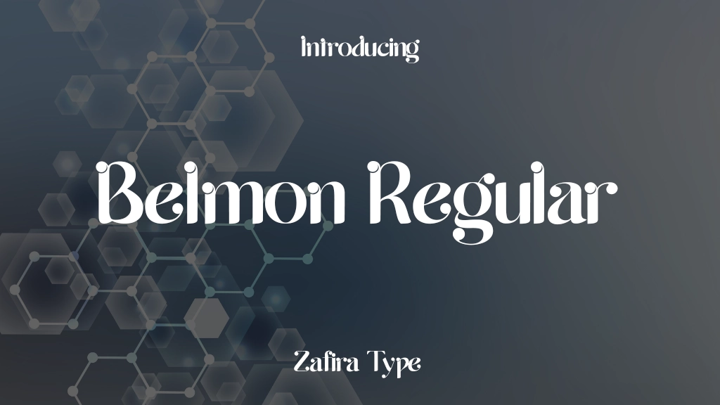 Belmon Regular Font Sample Image 1