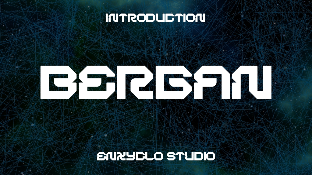 BERGAN Demo Font Sample Image 1