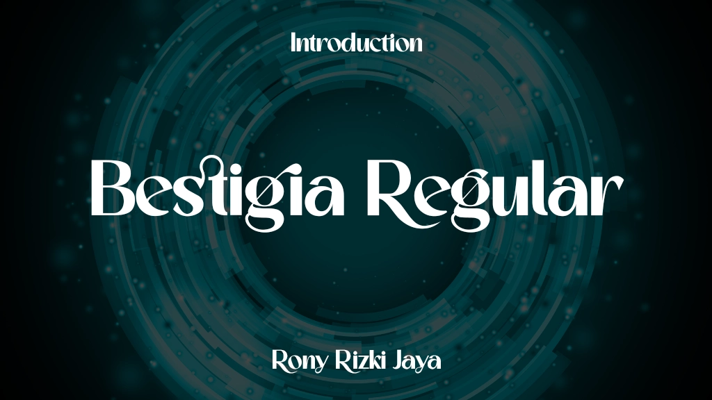 Bestigia Regular Font Sample Image 1