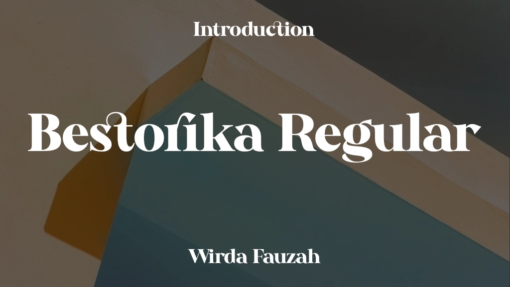 Bestorika Regular Font Sample Image 1