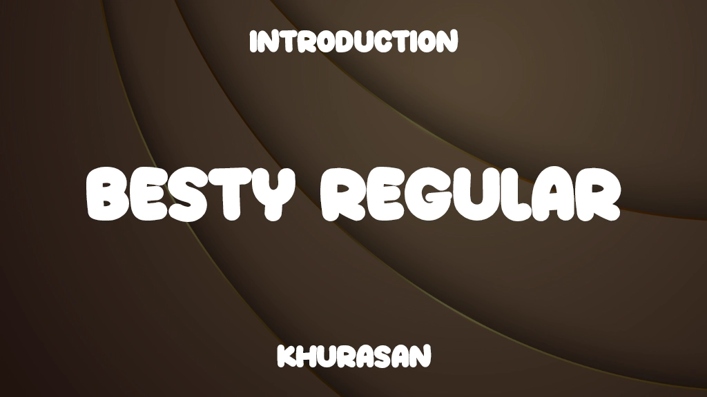 Besty Regular Font Sample Image 1