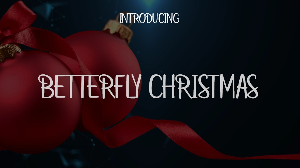 Betterfly Christmas Font Sample Images  1