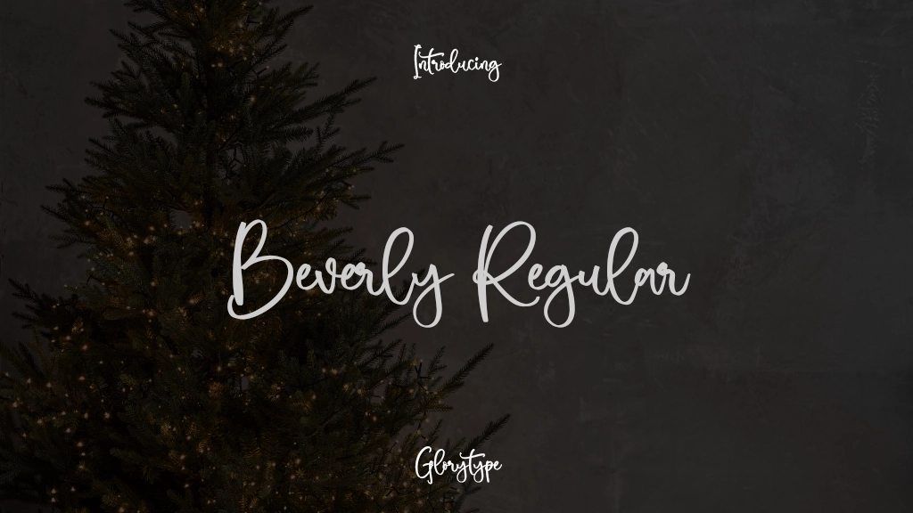 Beverly Regular Font Sample Images  1