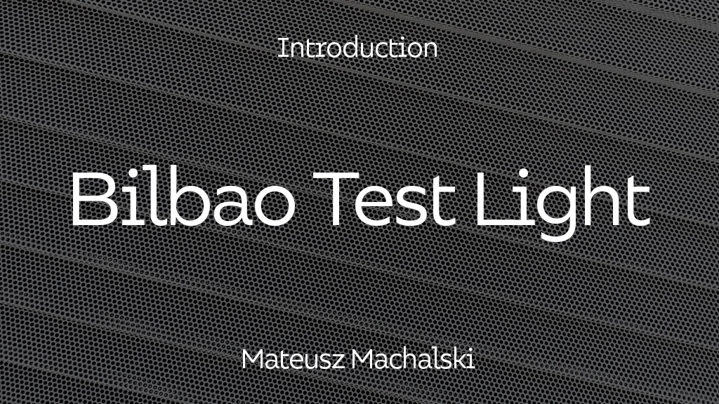 Bilbao Test Light Font Sample Image 1