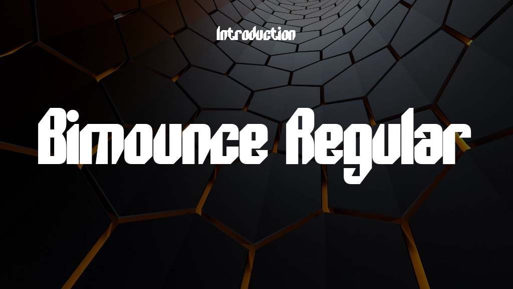 Bimounce Regular Font Sample Image 1