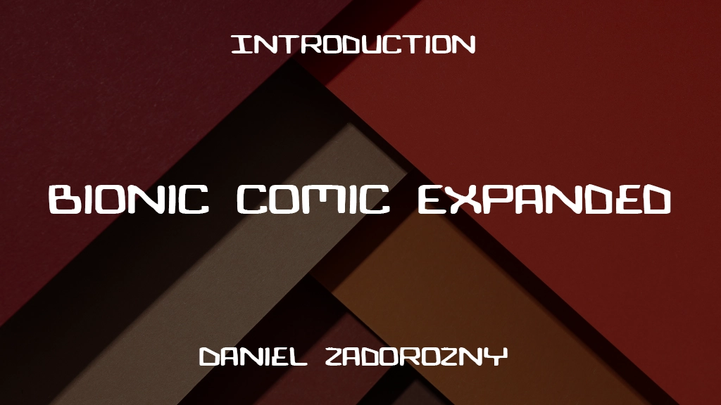 Bionic Comic Expanded Expanded Font Sample Image 1