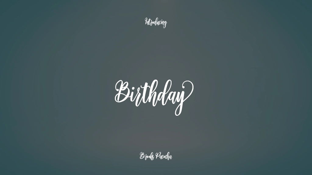 Birthday Font Sample Images  1