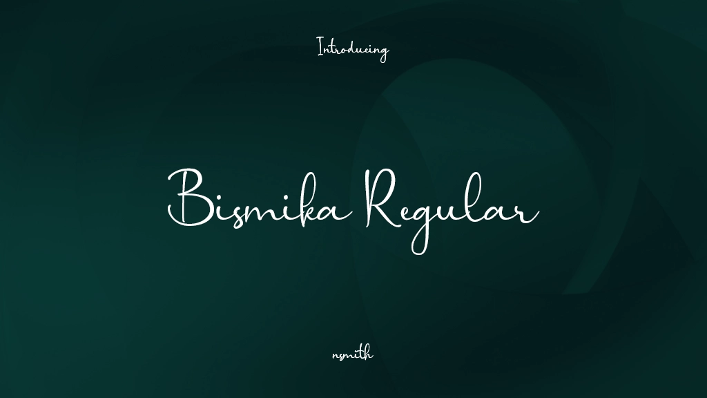 Bismika Regular Font Sample Images  1