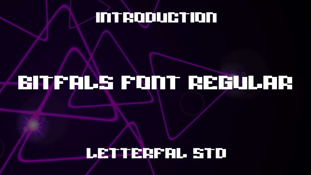 Bitfals Font Regular Font Sample Image 1