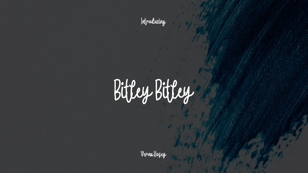 Bitley Bitley Font Sample Images  1