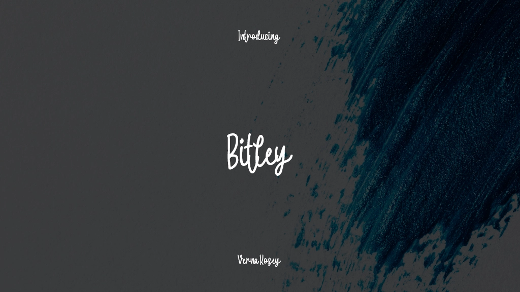 Bitley Font Sample Images  1