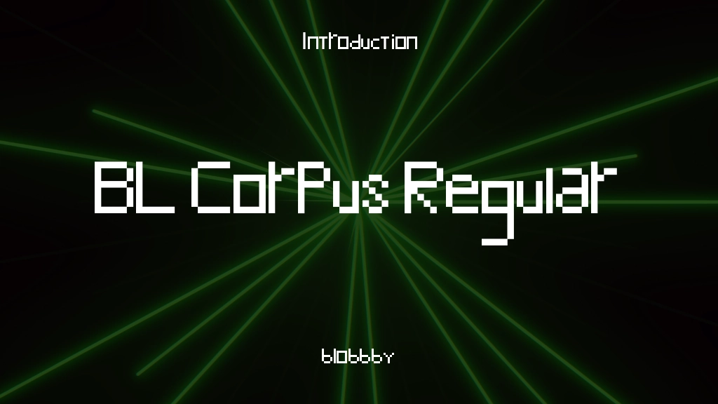 BL Corpus Regular Font Sample Image 1