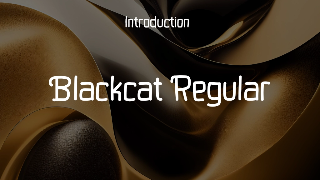 Blackcat Regular Font Sample Image 1