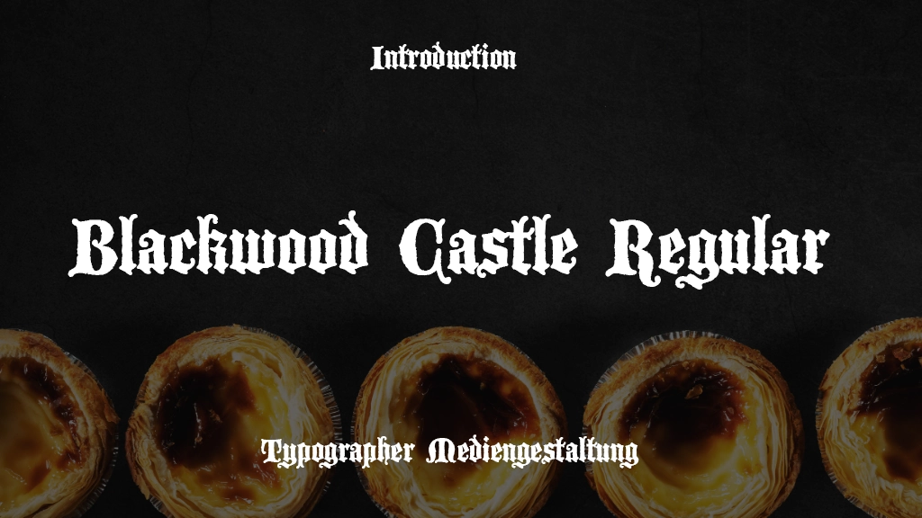 Blackwood Castle Regular Font Sample Image 1