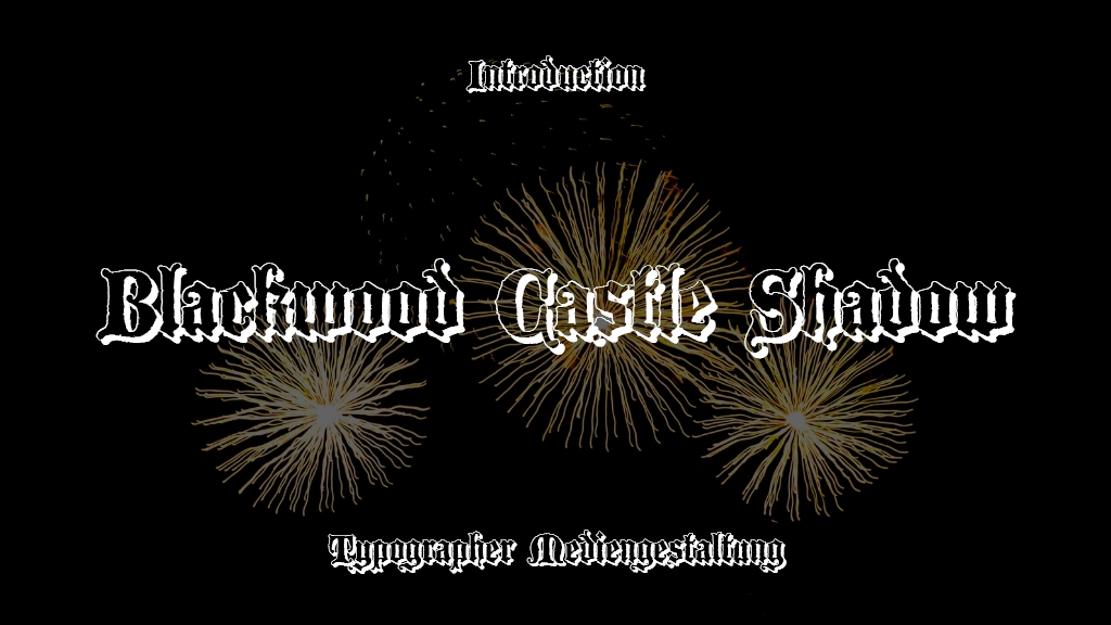 Blackwood Castle Shadow Font Sample Image 1