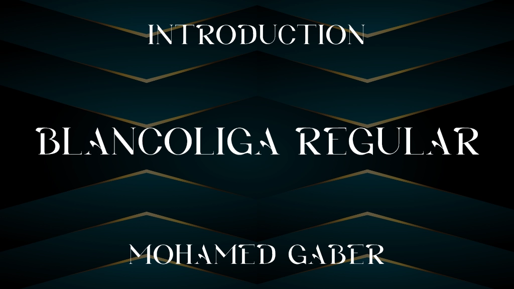 Blancoliga Regular Font Sample Image 1