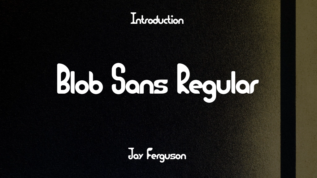 Blob Sans Regular Font Sample Image 1