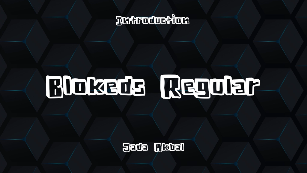 Blokeds Regular Font Sample Image 1