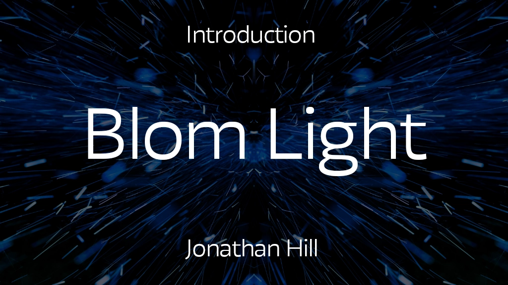 Blom Light Font Sample Image 1