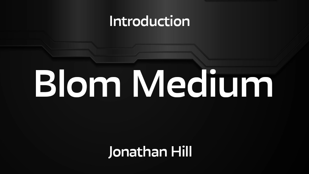 Blom Medium Font Sample Image 1