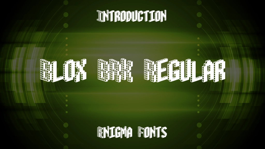 Blox BRK Regular Font Sample Image 1