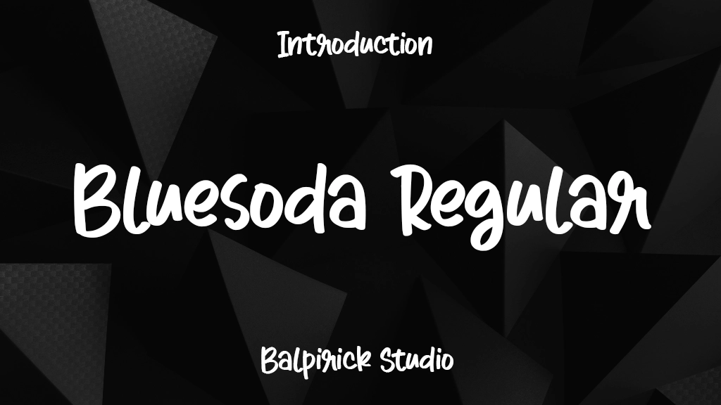 Bluesoda Regular Font Sample Image 1