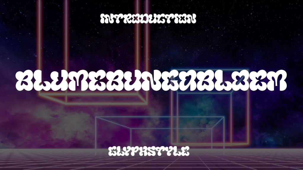 Blumebungabloem Demo Font Sample Image 1