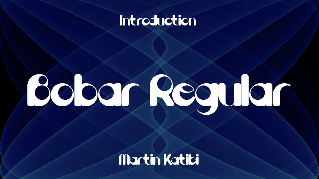 Bobar Personal Use Only Regular Font Sample Image 1