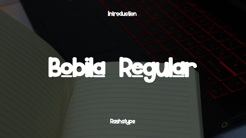 Bobila Regular Font Sample Image 1