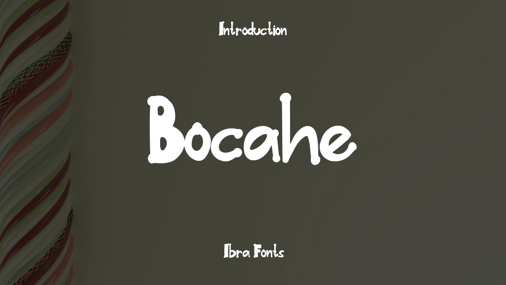 Bocahe Font Sample Image 1