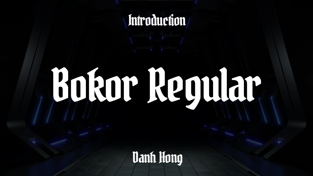 Bokor Regular Font Sample Image 1