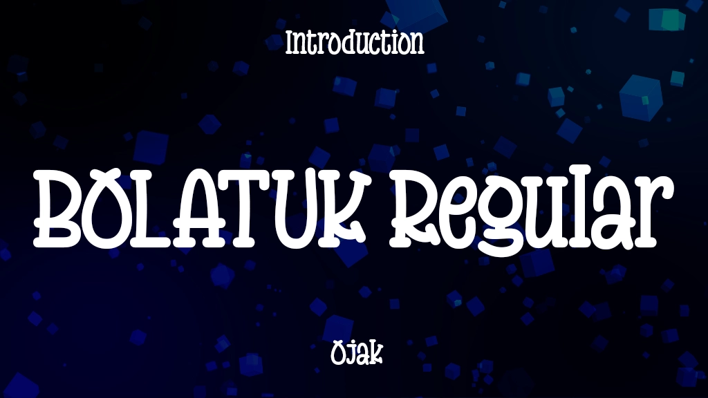 BOLATUK Trial Regular Font Sample Image 1