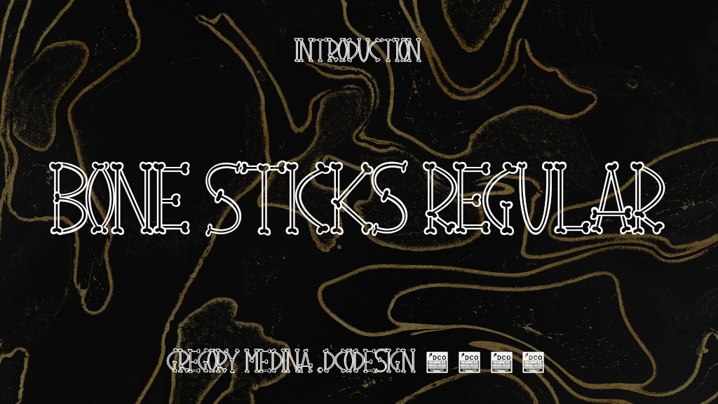 Bone Sticks_PersonalUseOnly Regular Font Sample Image 1