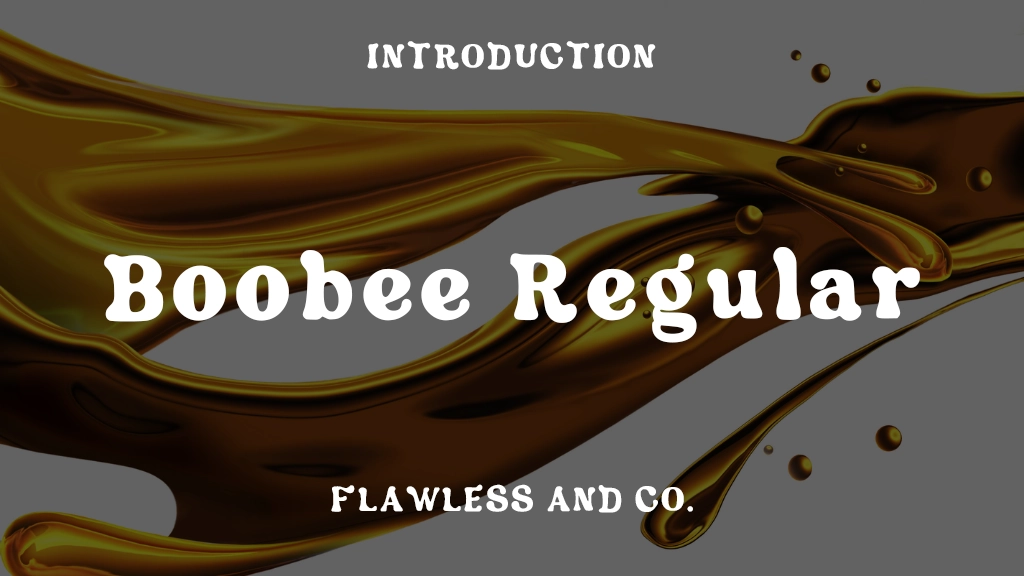 Boobee Regular Font Sample Image 1