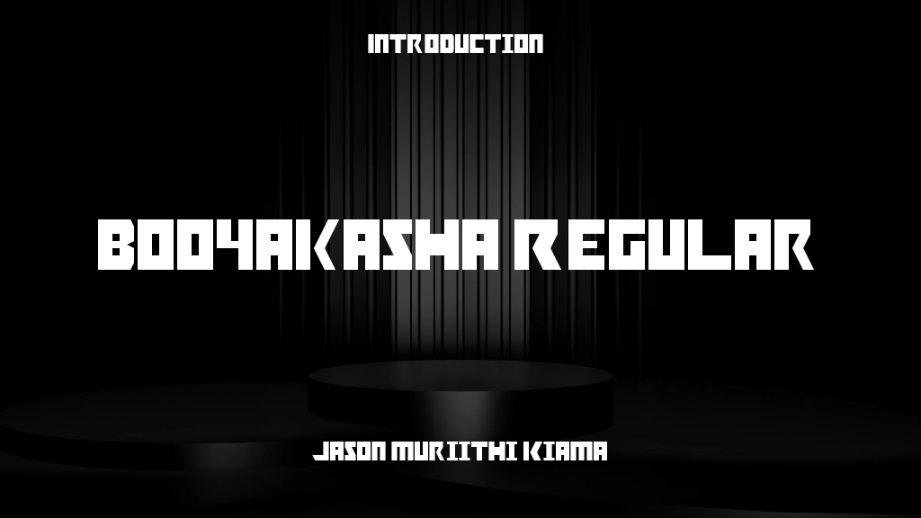 Booyakasha Regular Font Sample Image 1