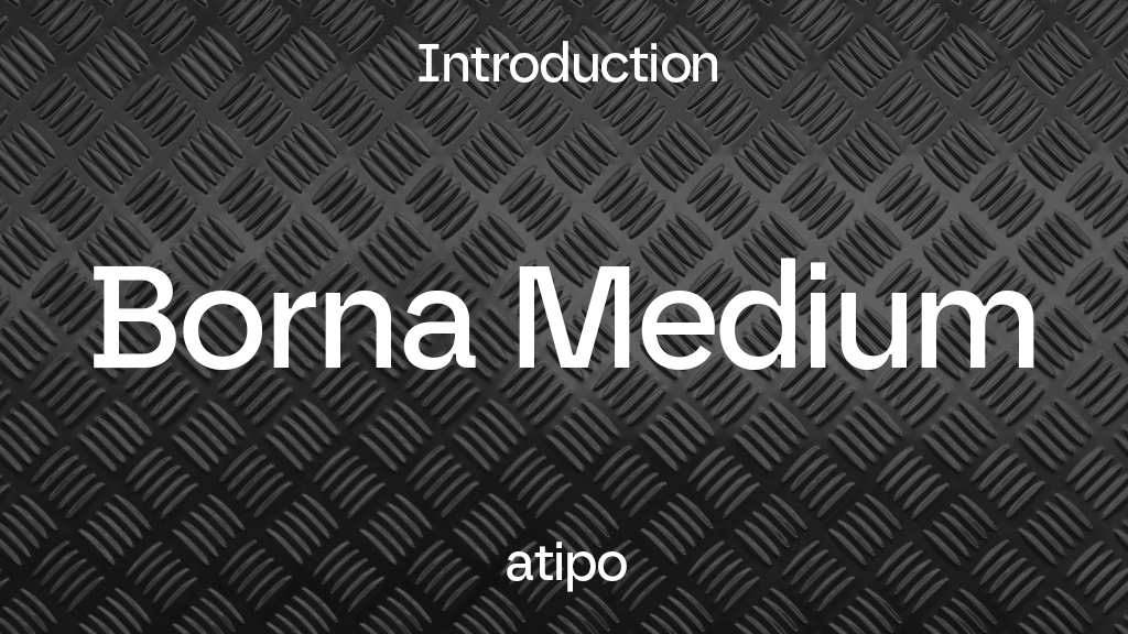 Borna Medium Font Sample Image 1