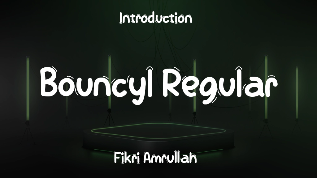 Bouncyl Regular Font Sample Image 1