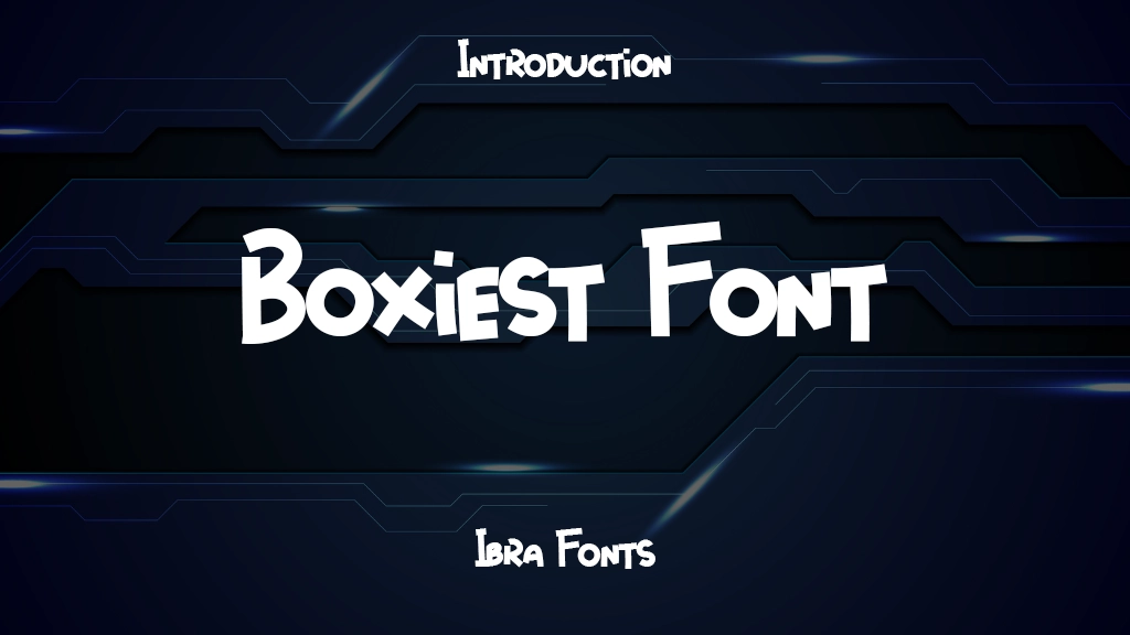 Boxiest Font Font Sample Image 1