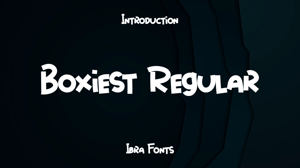 Boxiest Regular Font Sample Image 1