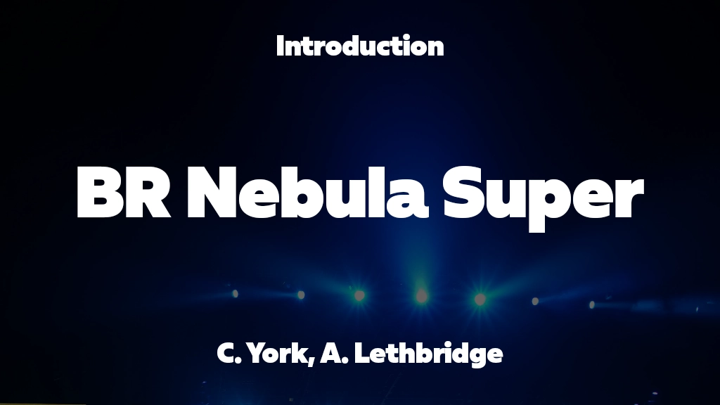 BR Nebula Super Font Sample Image 1