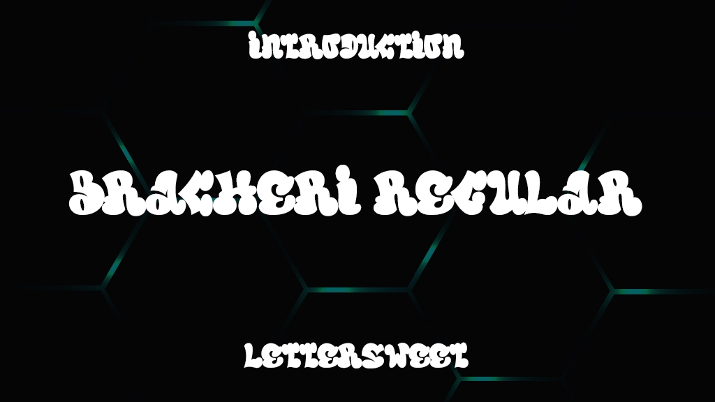 Bracheri Regular Font Sample Image 1