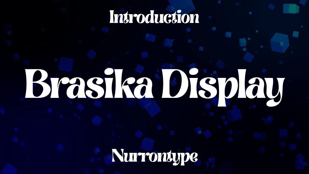 Brasika Display - Trial Regular Font Sample Image 1