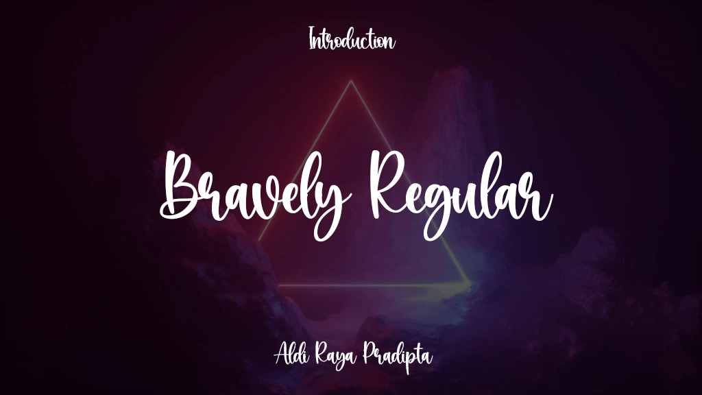 Bravely Regular Font Sample Image 1