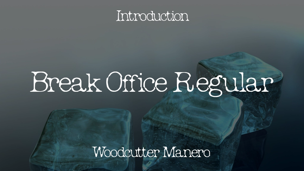 Break Office Regular Font Sample Image 1