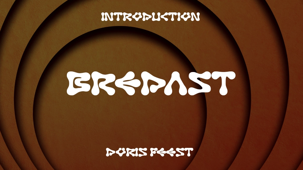 Bredast Font Sample Image 1