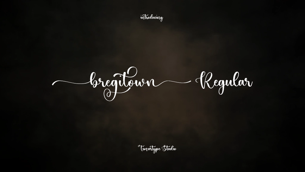 bregitown Regular Font Sample Images  1