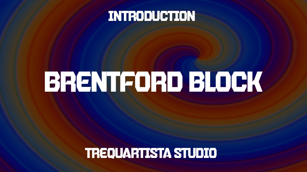 Brentford Block Personal Font Sample Image 1