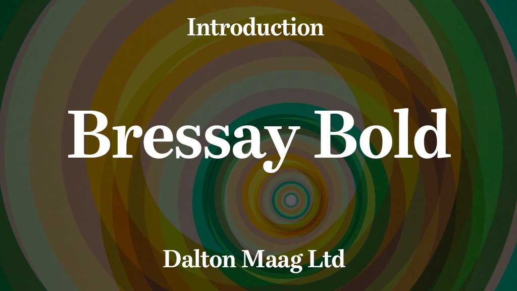 Bressay Trial Bold Font Sample Image 1