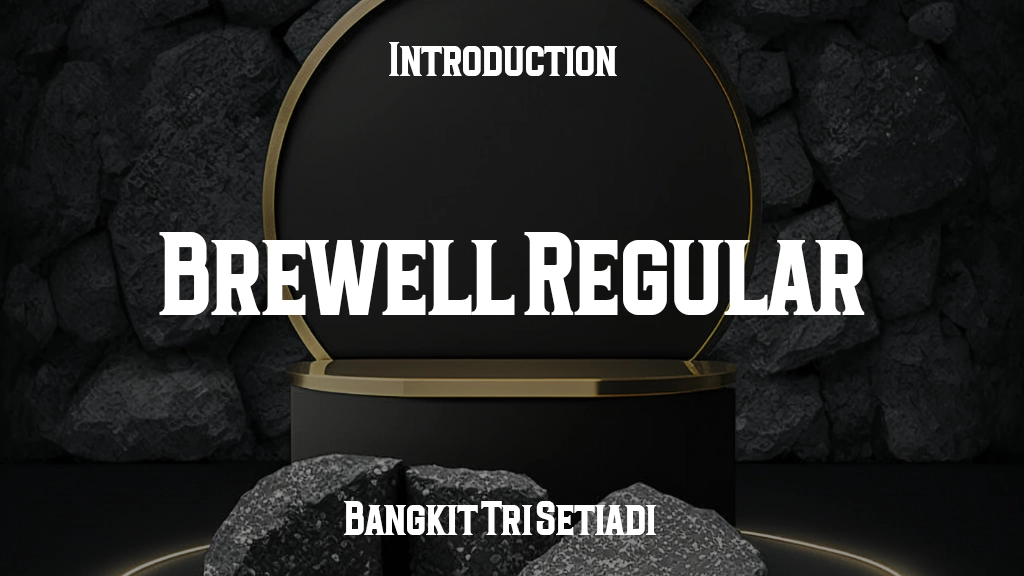 Brewell Regular Font Sample Image 1