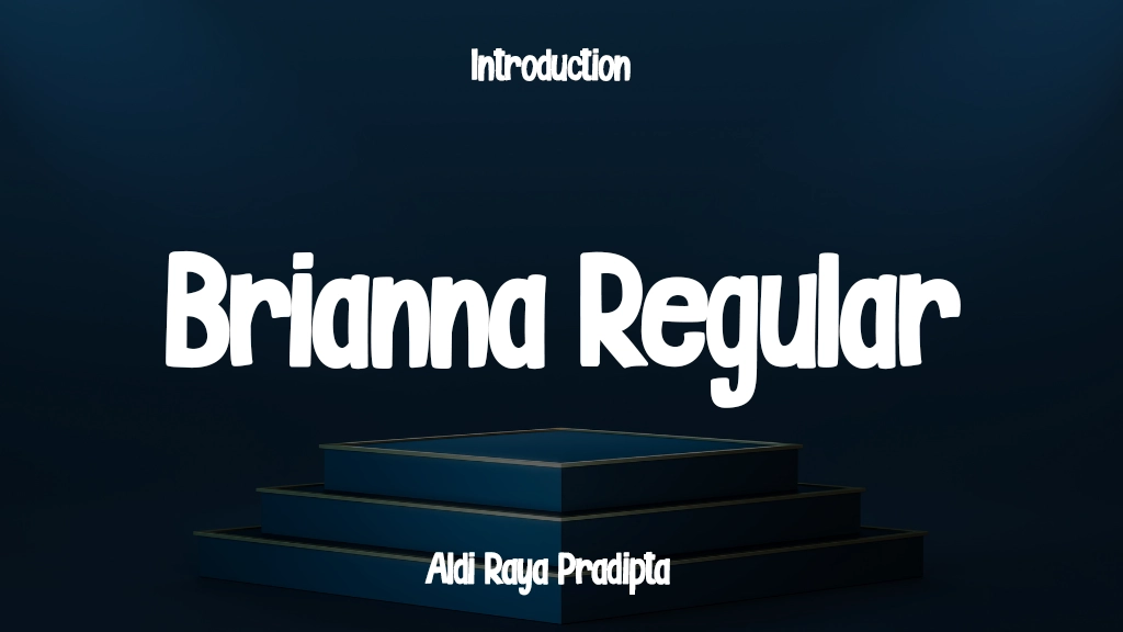 Brianna Regular Font Sample Image 1